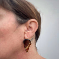 Multicolor Tourmaline 'Wing' Earrings